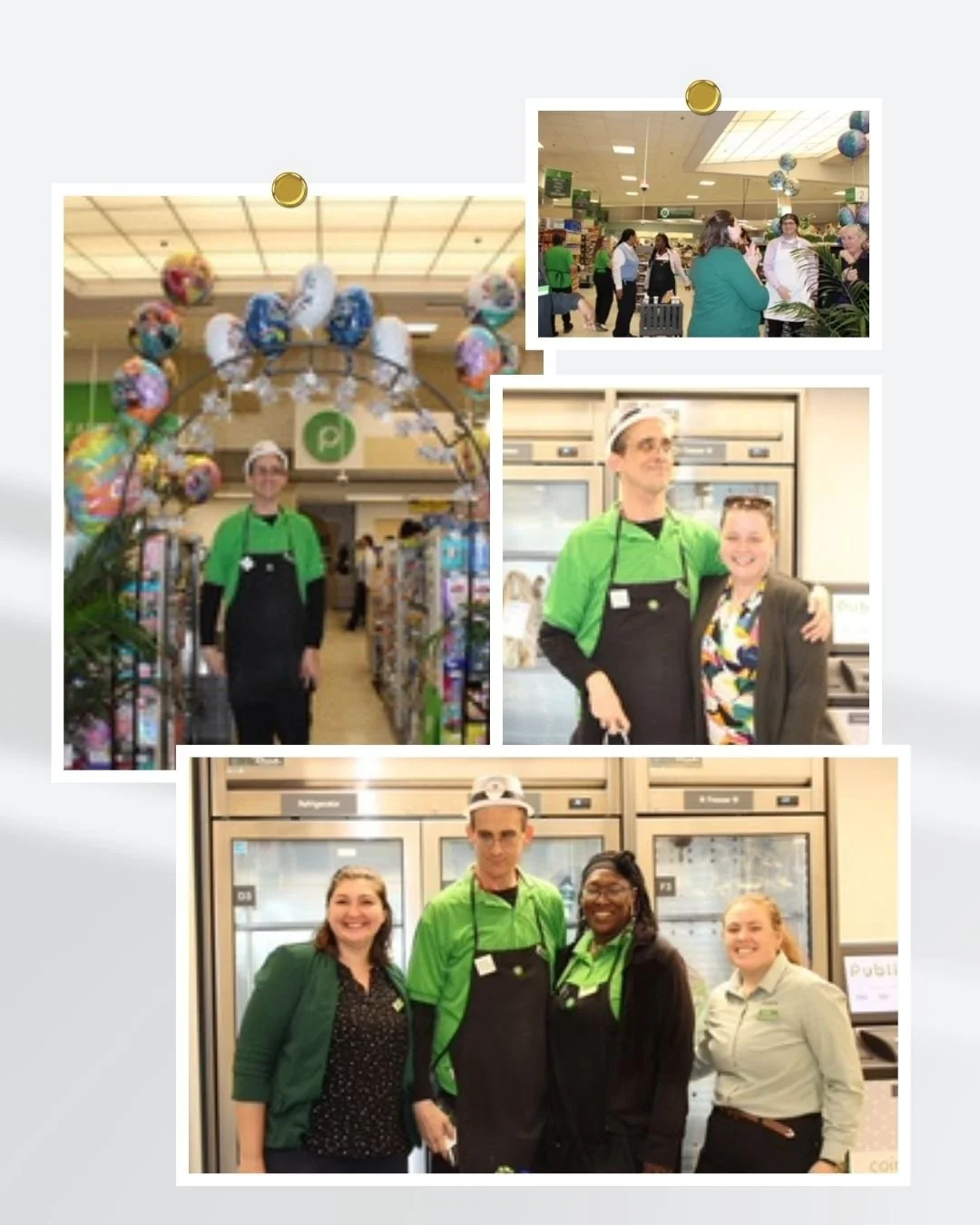 Congratulations to Lincoln for winning a Champion Award for the Lowcountry Down Syndrome Society Night of Champions!

Lincoln works at Publix, where his entire team surprised him with the news in such a sweet celebration. Moments like this are what i