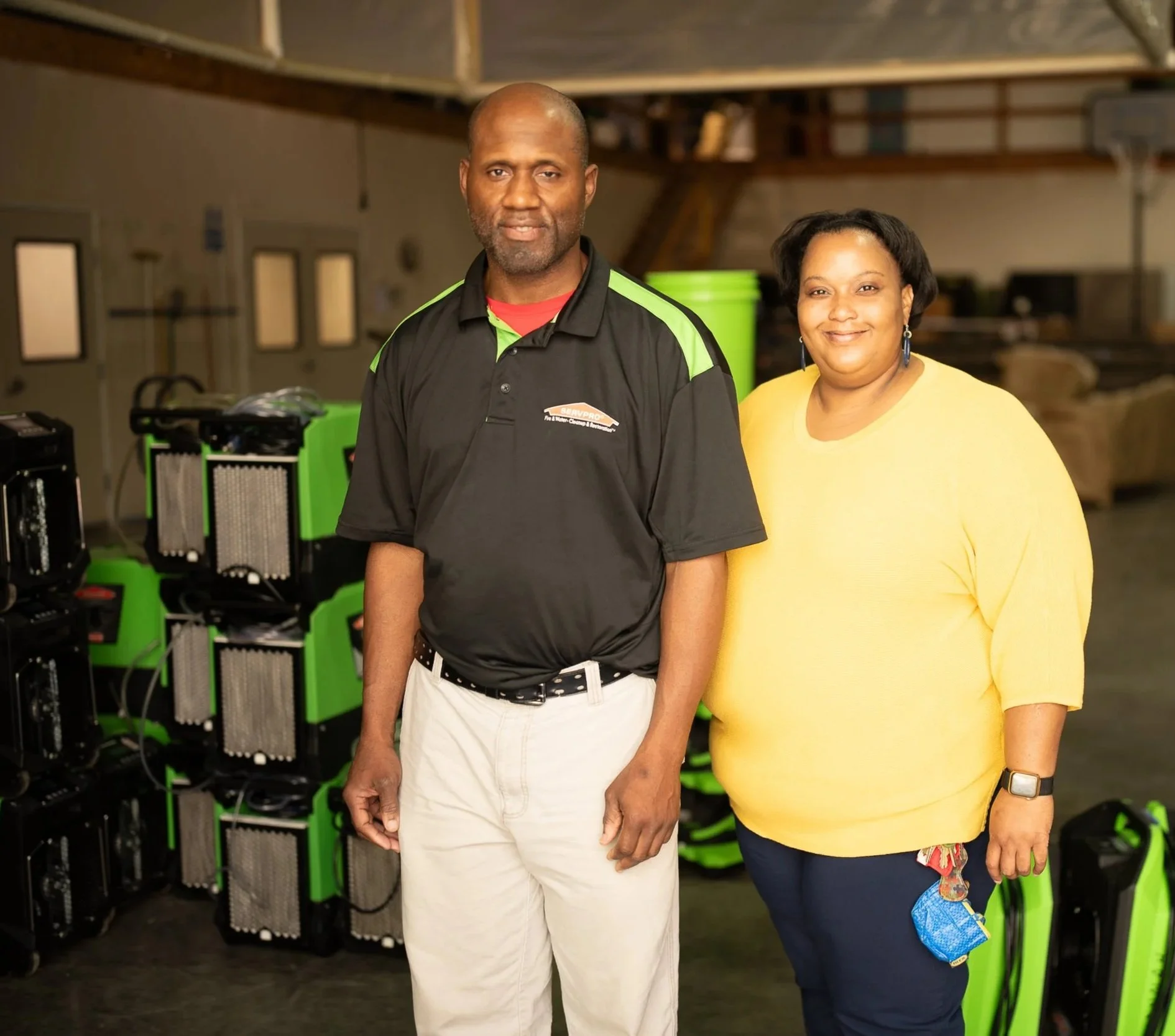 Image shows Supported Employment Participant working at Innomed packaging medical supplies