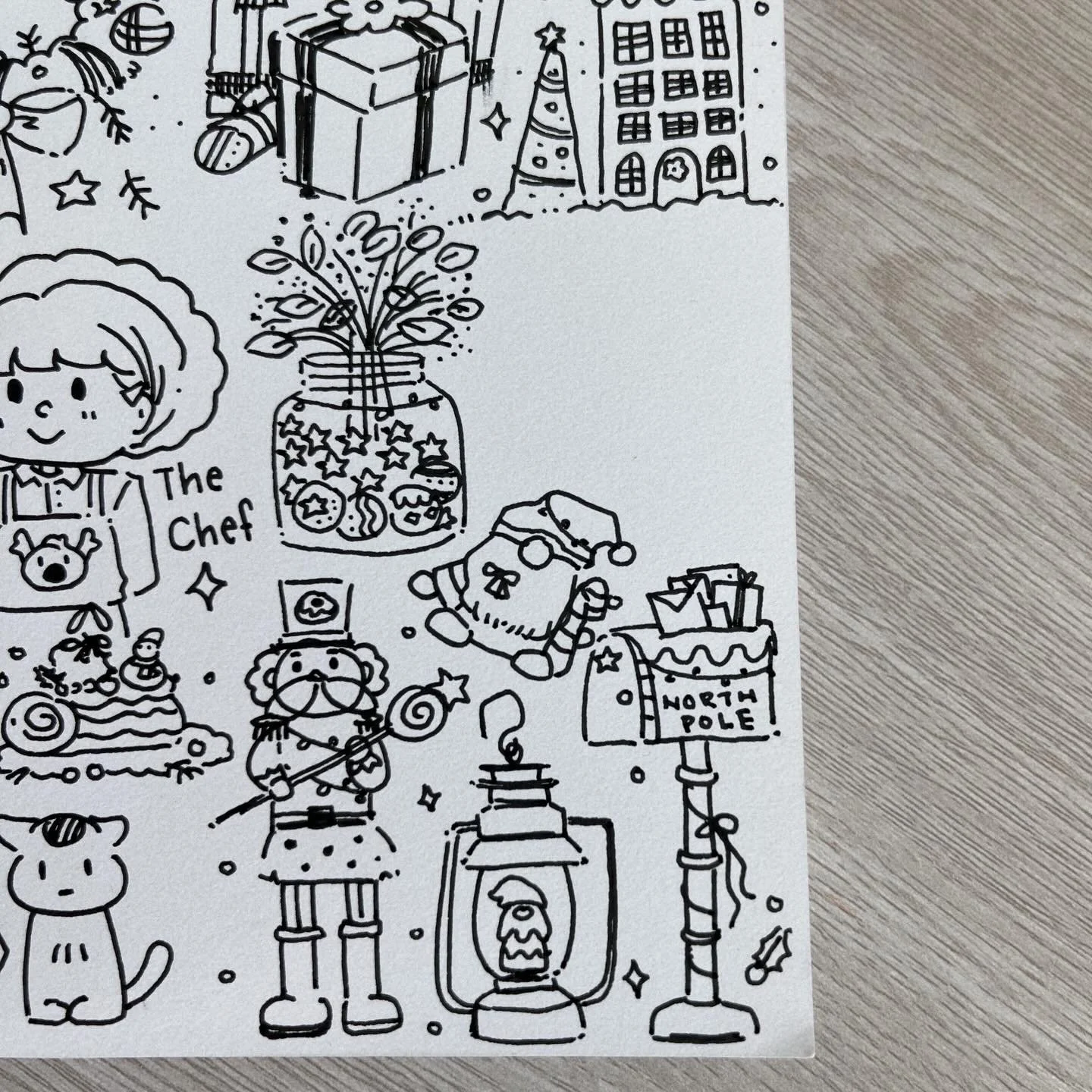 Day 20 of #adventcalendarchristmasdoodle !
The gnome is here &mdash; Christmas is coming so soon! 🩵🩷
.
.
.
#childrensbookillustrator #illustratorart #doodlediary #christmasillustration