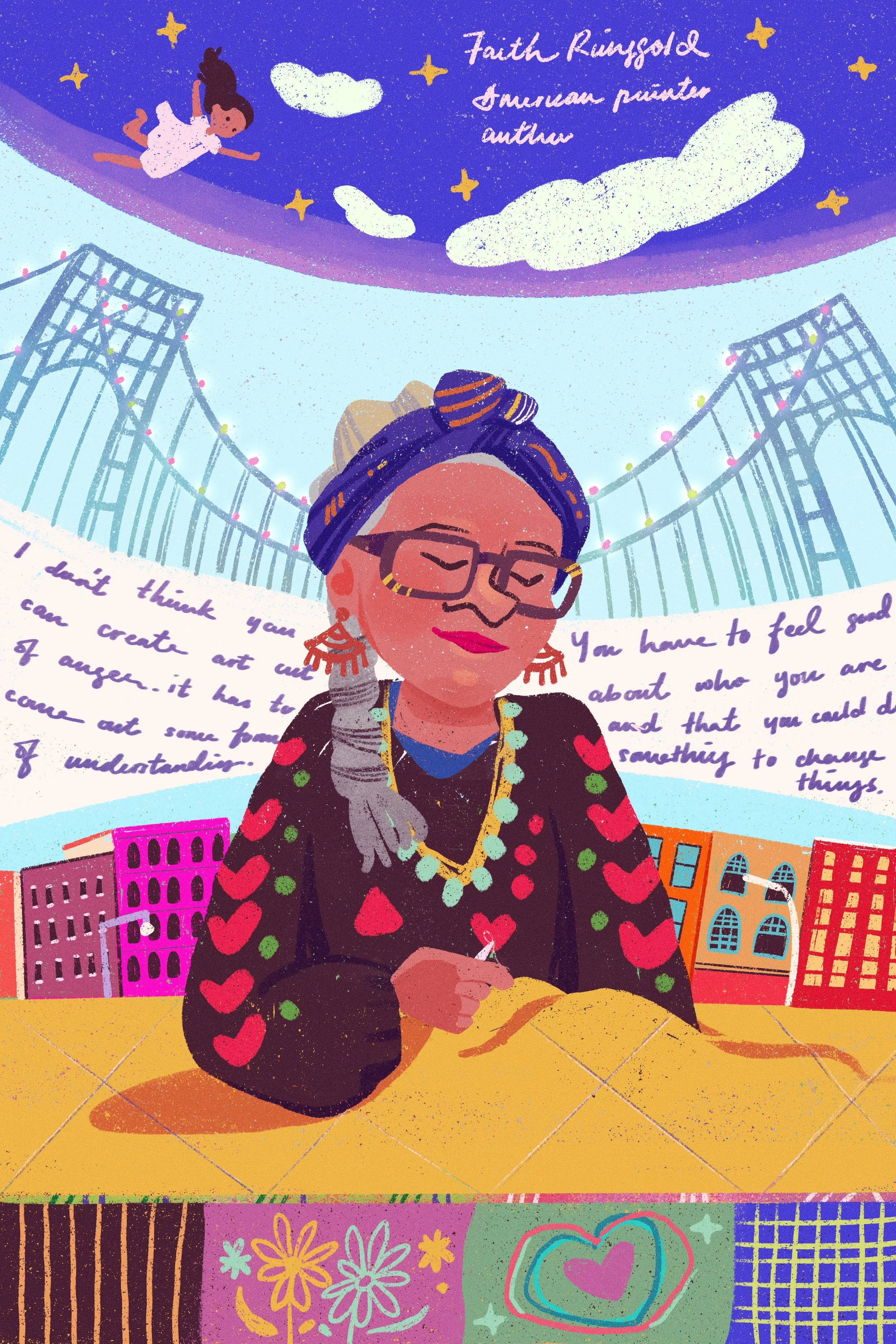 The world through her eyes - Faith Ringgold