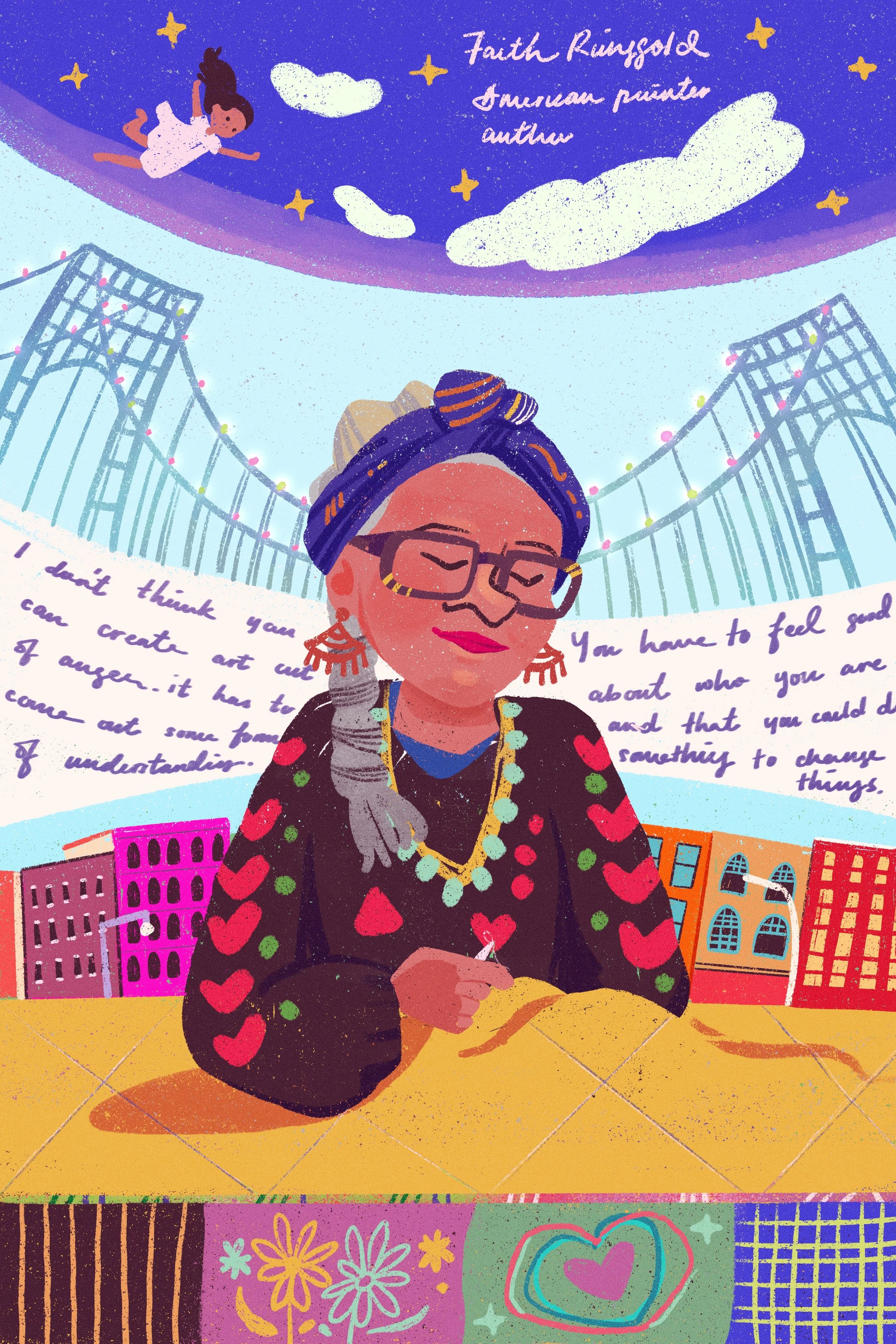 The world through her eyes - Faith Ringgold