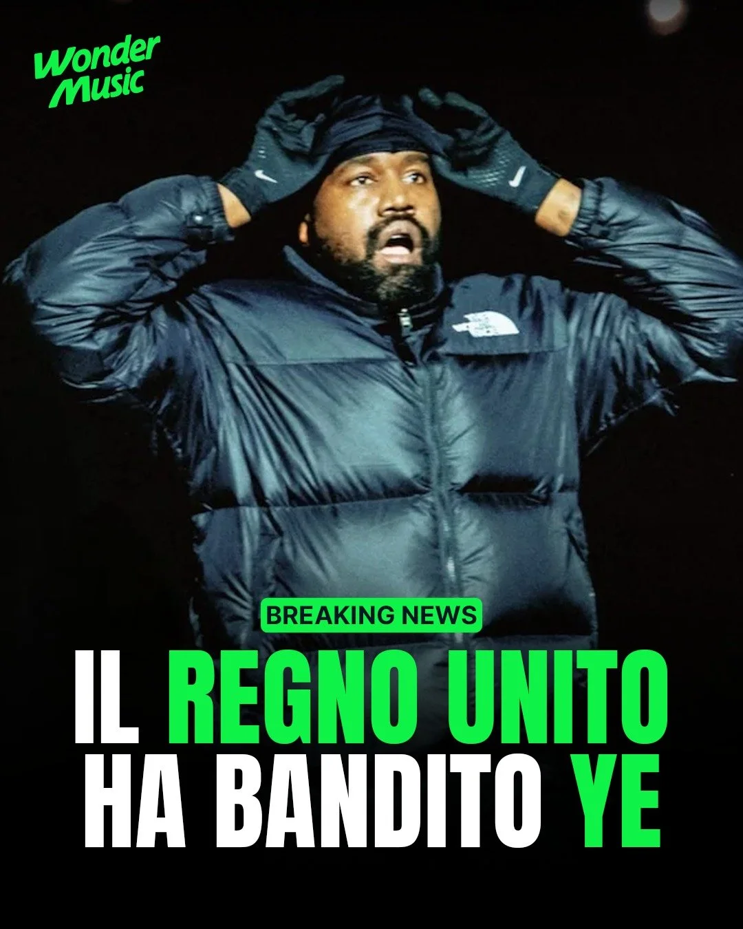 Decisione shock dal Regno Unito: Kanye West &egrave; stato ufficialmente bandito dal Paese. 🚫🇬🇧

Il governo britannico ha revocato il permesso d'ingresso a @ye a causa delle sue passate dichiarazioni antisemite, ritenendo la sua presenza "non