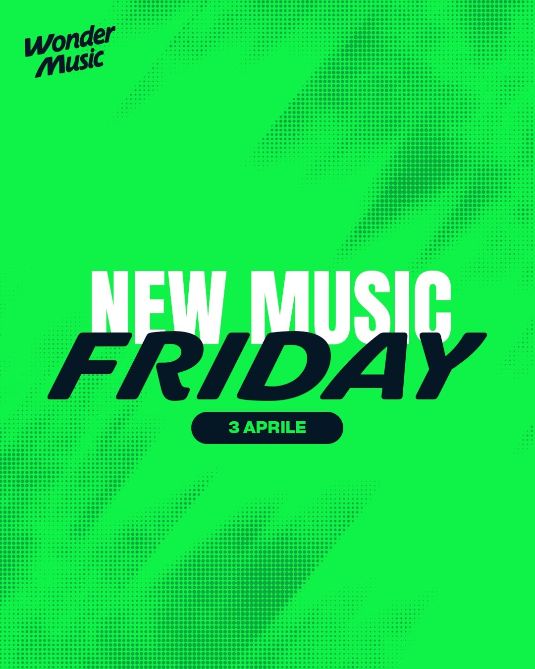 New Music Friday: 3 Aprile
Fuori ora i nuovi di @blanchitobebe @anyma @ditonellapiaga e non solo!🔥

Corri ad ascoltarli e dimmi ne commenti: chi vince la sfida oggi? 👇🏻

#newmusicfriday #blanco #anyma #ditonellapiaga #newmuisc