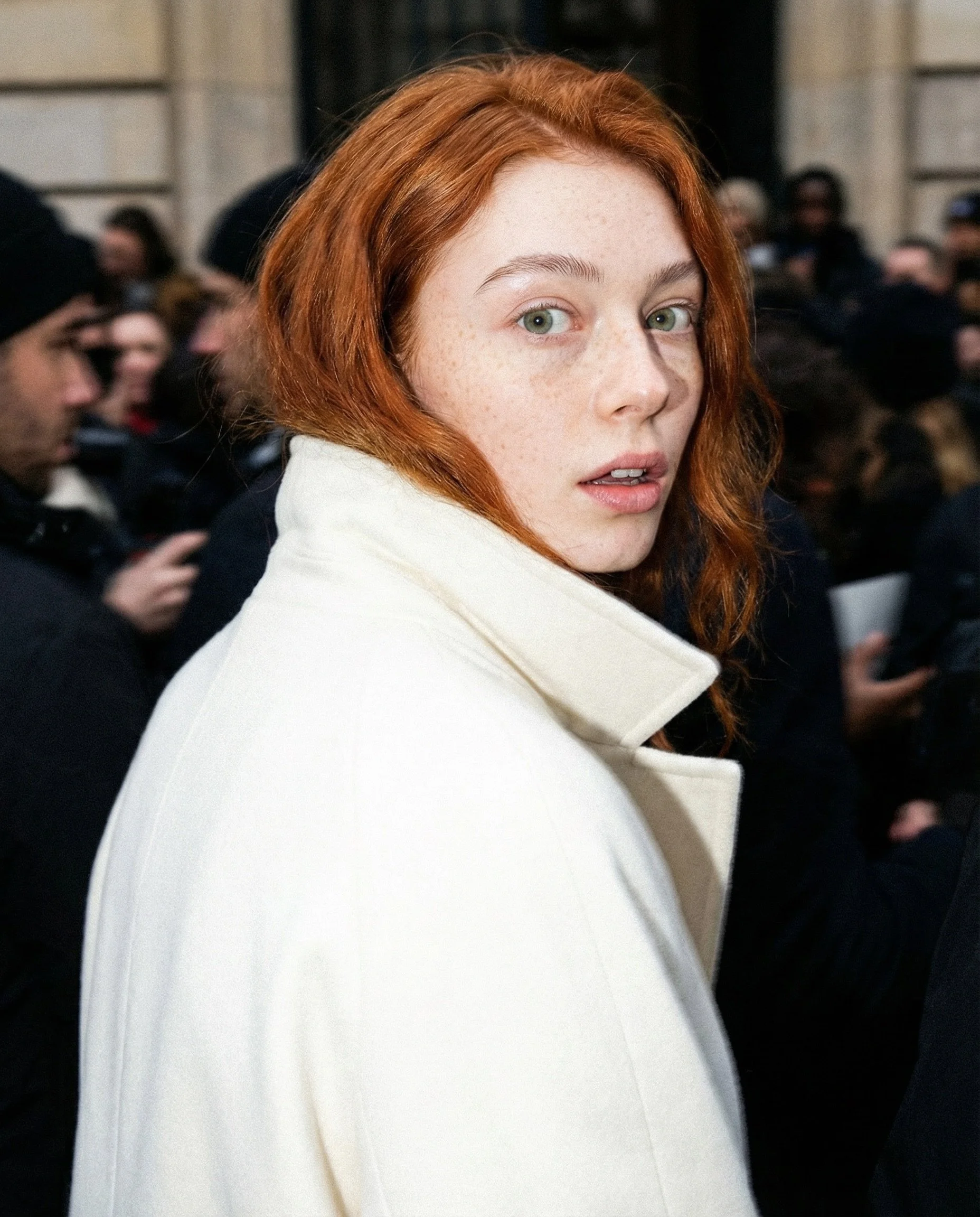 Firefly_Paparazzi style close-up shot, caught off-guard moment, woman turning back over shoul 808920.jpeg