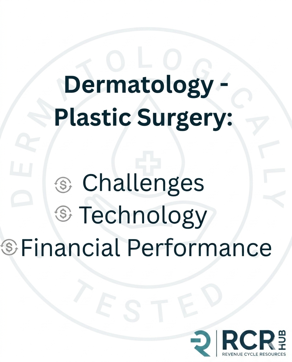 Revenue Cycle Management in Dermatology and Plastic Surgery: Challenges, Technology, and Financial Performance