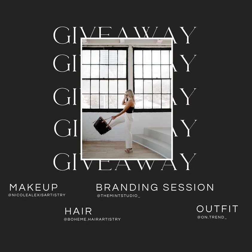 🎄🎄GIVEAWAY 🎄🎄

We&rsquo;re so excited to be teaming up with @themintstudio_ , @on.trend_ &amp;  @nicolealexisartistry to GIVE AWAY a 1 HOUR BRANDING SESH + HAIR STYLING +  MAKEUP APPLICATION + $75 gift card for a new outfit! (Total value $1100) 
