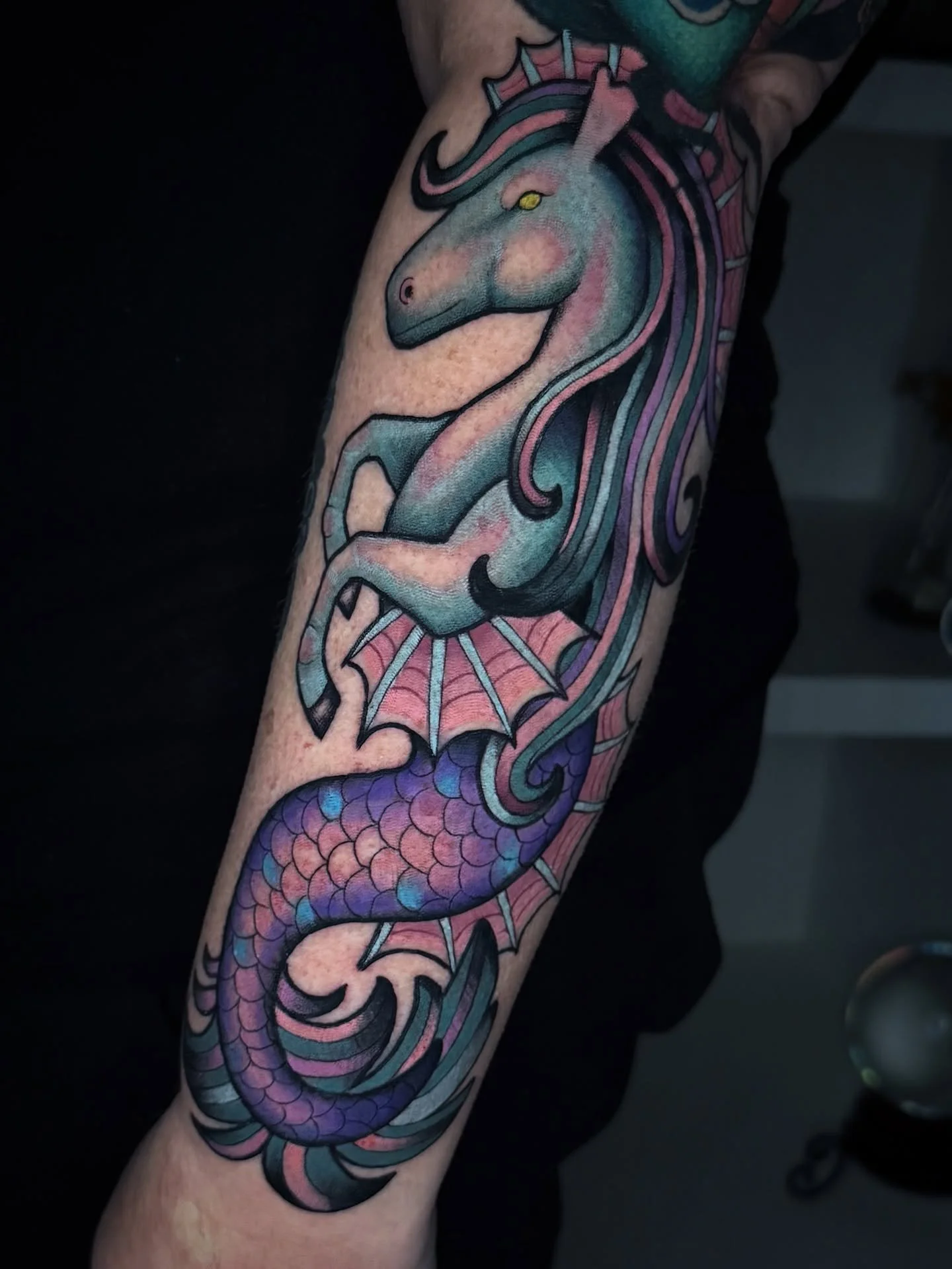 Mythological kelpie for @vanesdawg 🦄
I have openings for March and April! 
DM me or use the link in my bio 🖤