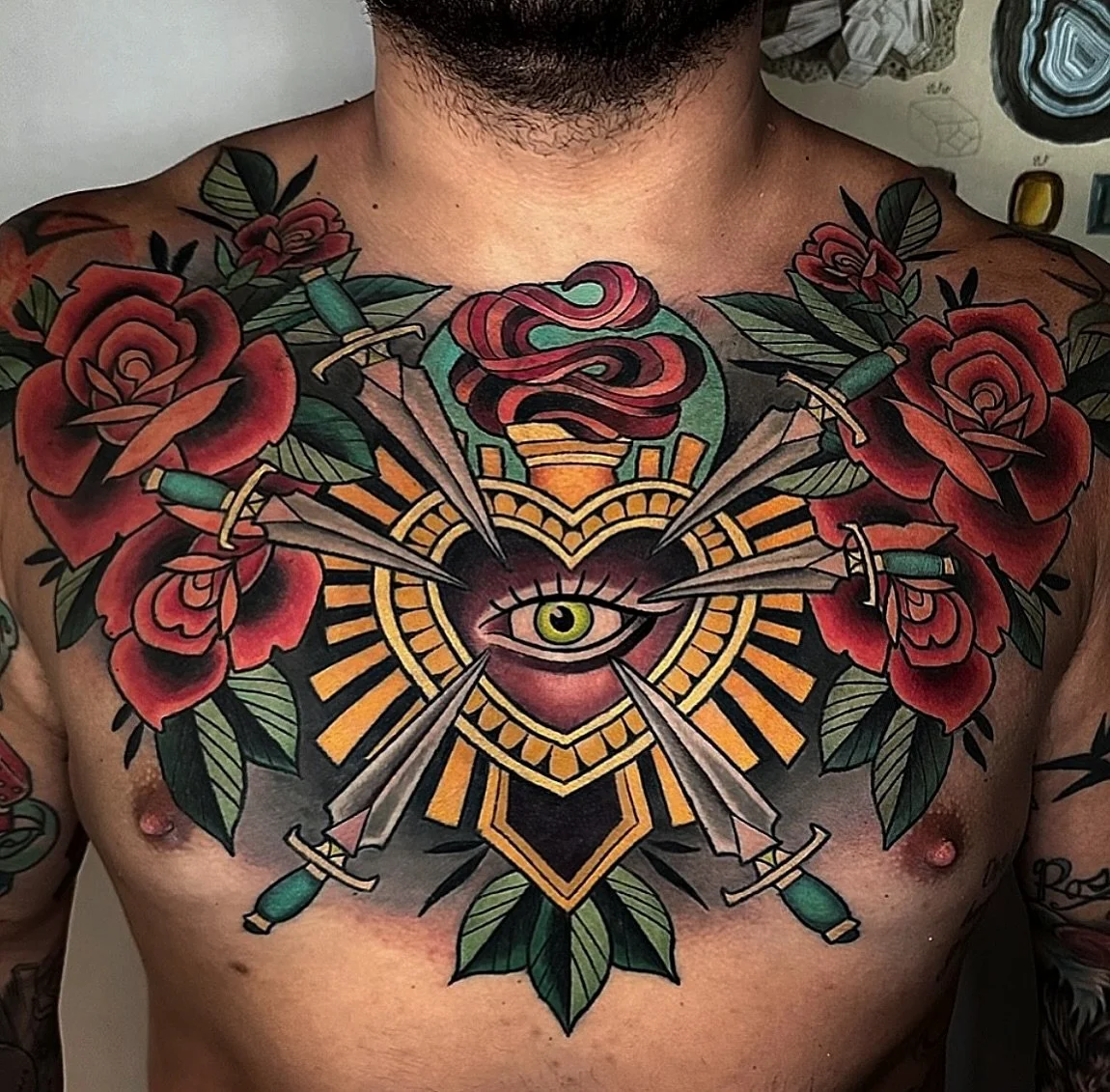 By @kellyc_tattoos
Now booking!
Visit 9livestattoonc.com for more information.

#tattoo #tattoos #tattoooftheday #tattoostyle #tattooshop #tattoosnob #tattooed #chesttattoo #tattoosleeve #tattoosofinstagram #tattoosketch #tattooinspiration #alternati