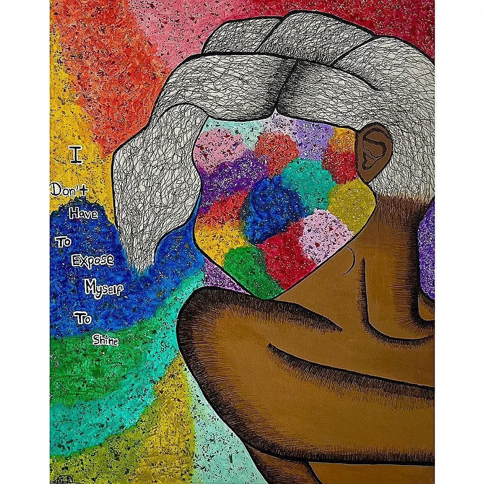 I don’t have to expose myself to shine