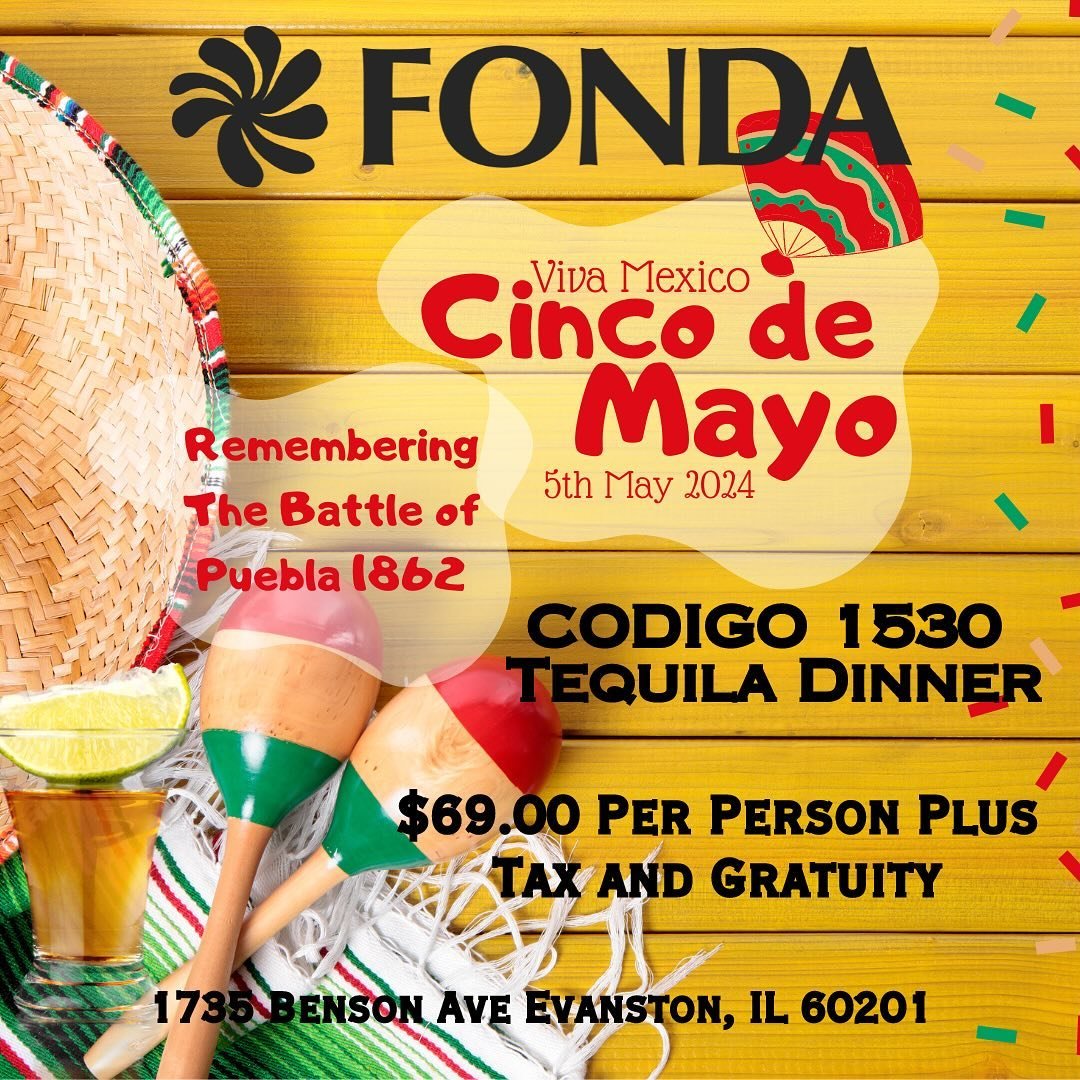 Happy Cinco de Mayo! Today we remember Mexico&rsquo;s victory against the French during the Battle of Puebla 1862. Join us TONIGHT to celebrate with our delicious @codigo1530 Tequila Dinner! Last Minute Reservations Available! Link In Bio To OpenTabl