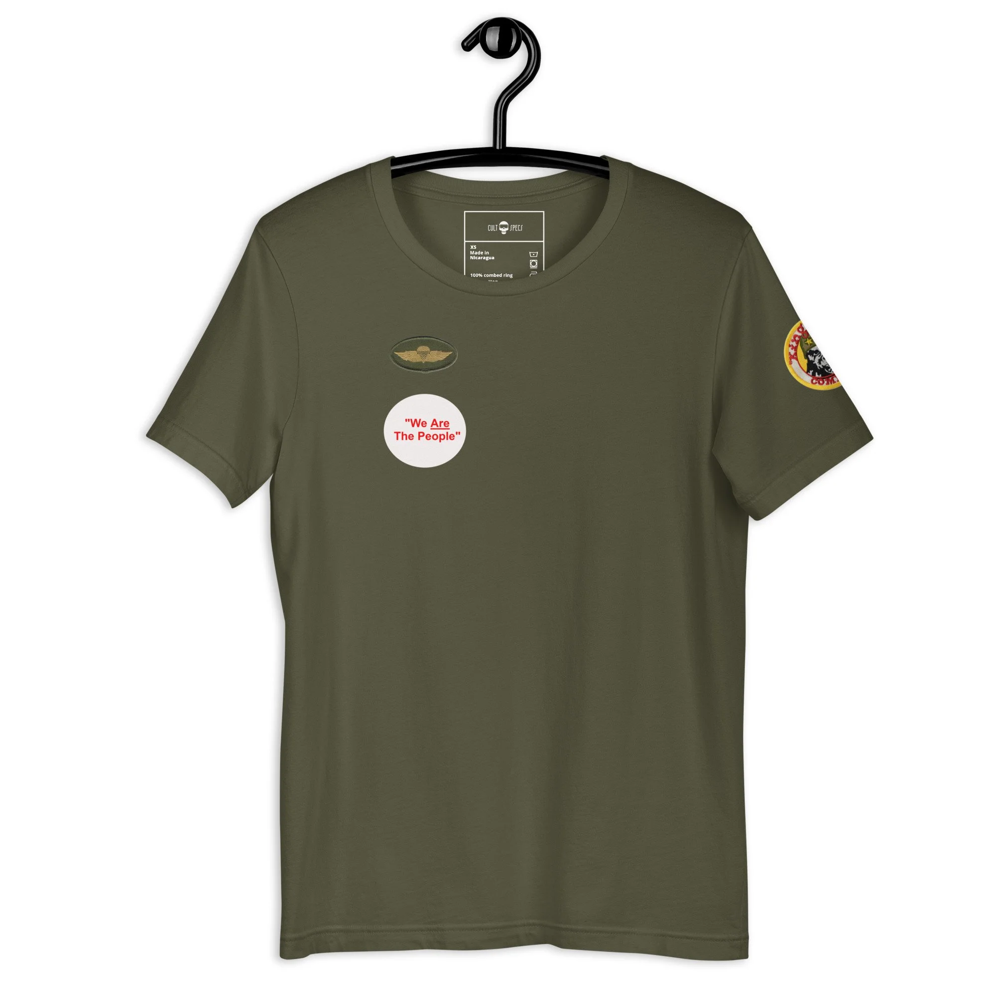 TAXI DRIVER, TRAVIS BICKLE, BICKLE, ROBERT DENIRO, YOU TALKIN' TO ME, WE ARE THE PEOPLE, INSIGNIA PATCH TEE, KING KONG COMPANY