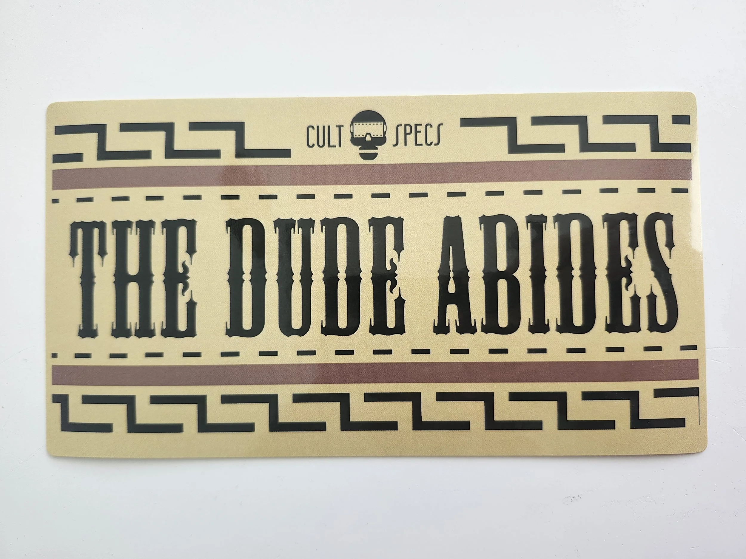 Dude Abides Sticker