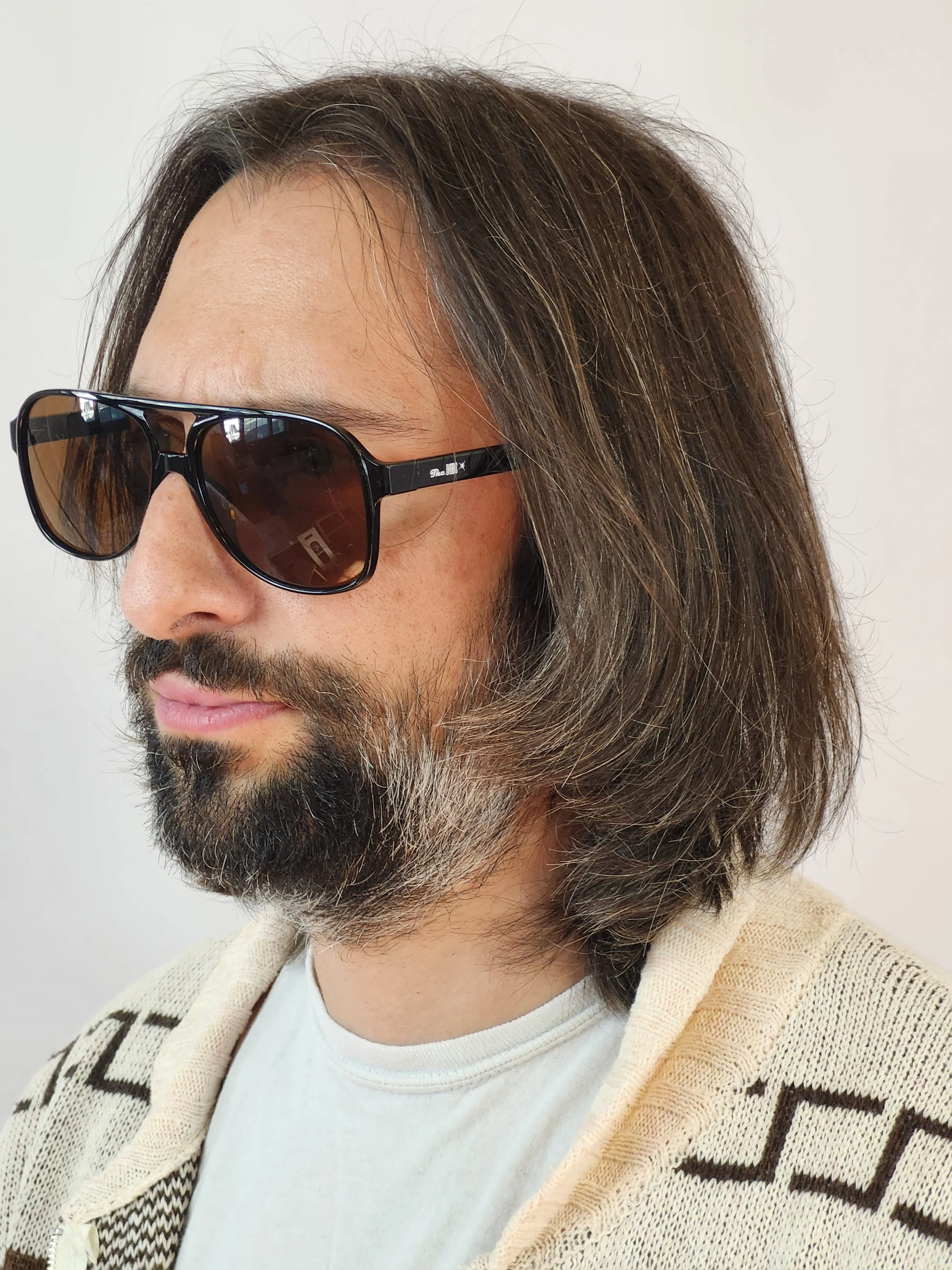 The Dude Sunglasses set, The Dude, The Big Lewbowski, The Dude Abides, Abide!, sunglasses, cleaning cloth, microfiber pouch, Cult Specs, Cult Classic Sunglasses.