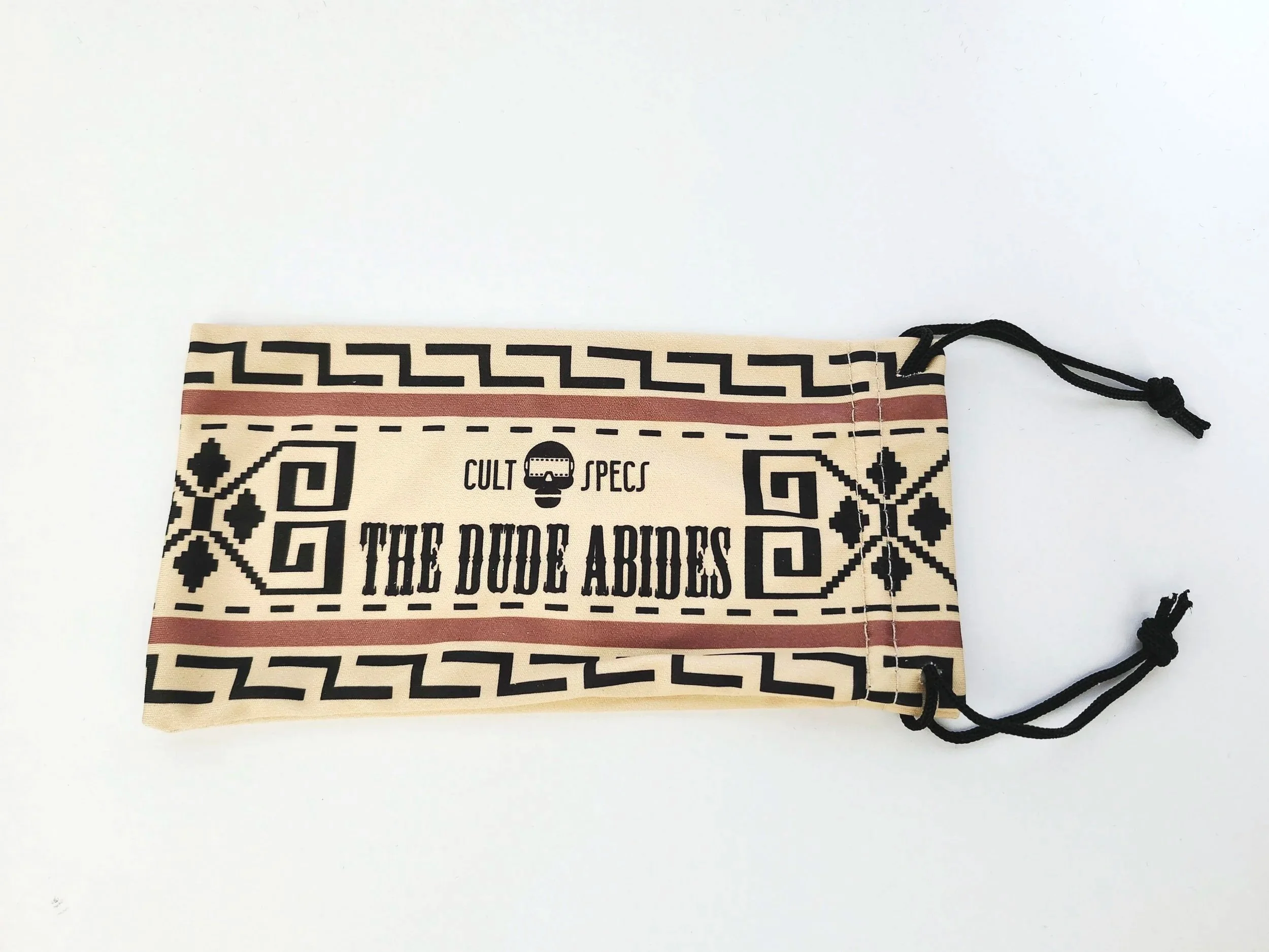 The Dude Sunglasses set, The Dude, The Big Lewbowski, The Dude Abides, Abide!, sunglasses, cleaning cloth, microfiber pouch, Cult Specs, Cult Classic Sunglasses.