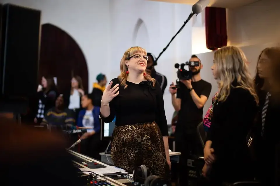 Fiona Cruickshank talking at The Church Studios x IWD 2019 about recording a string quartet