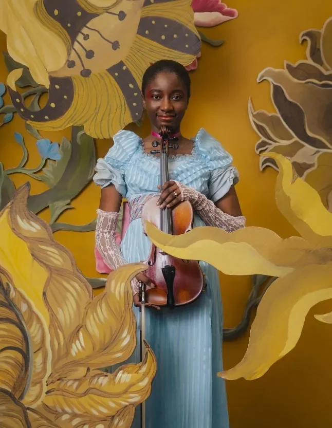 Behind-the-scenes from the Alicia Keys x Netflix "Queen Charlotte" orchestral recording sessions