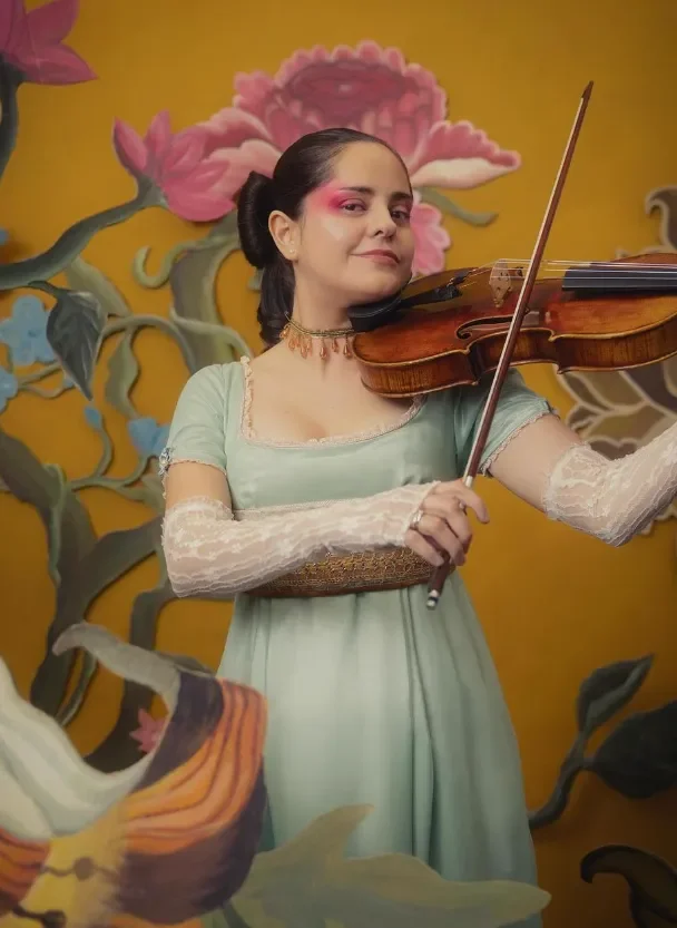 Behind-the-scenes from the Alicia Keys x Netflix "Queen Charlotte" orchestral recording sessions