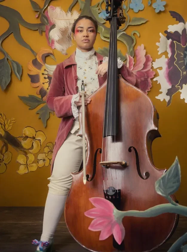 Behind-the-scenes from the Alicia Keys x Netflix "Queen Charlotte" orchestral recording sessions