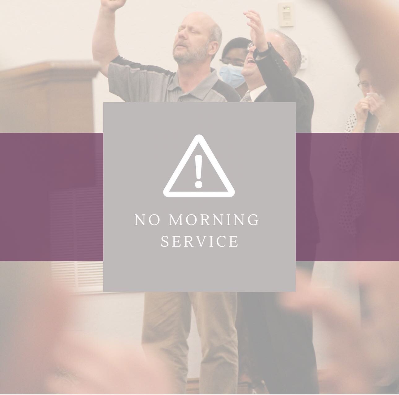 Due to the lack of heat there will be no service at AWC this morning. We will join for worship at 6:00 pm this evening.