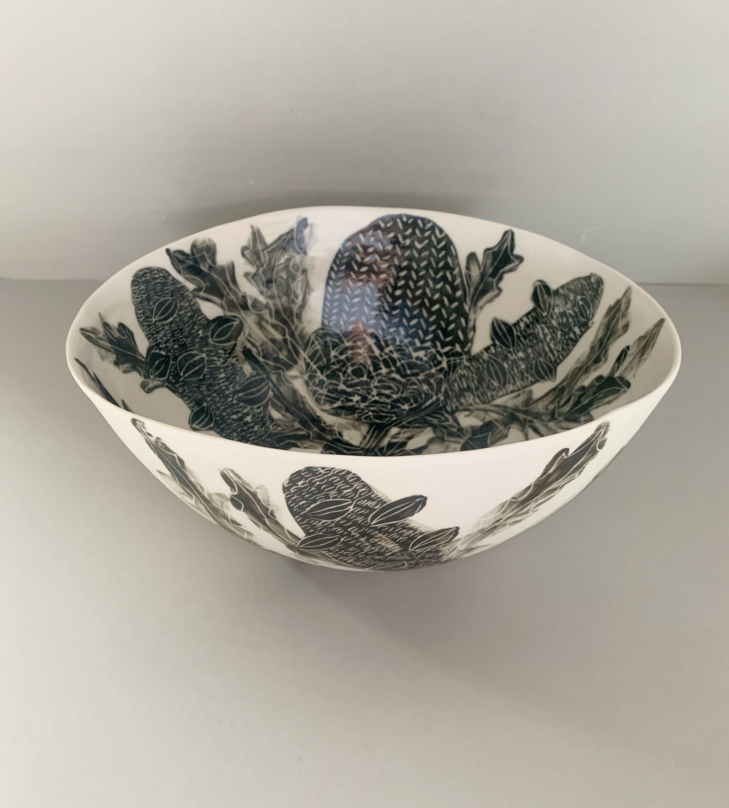 Large porcelain Banksia Bowl
