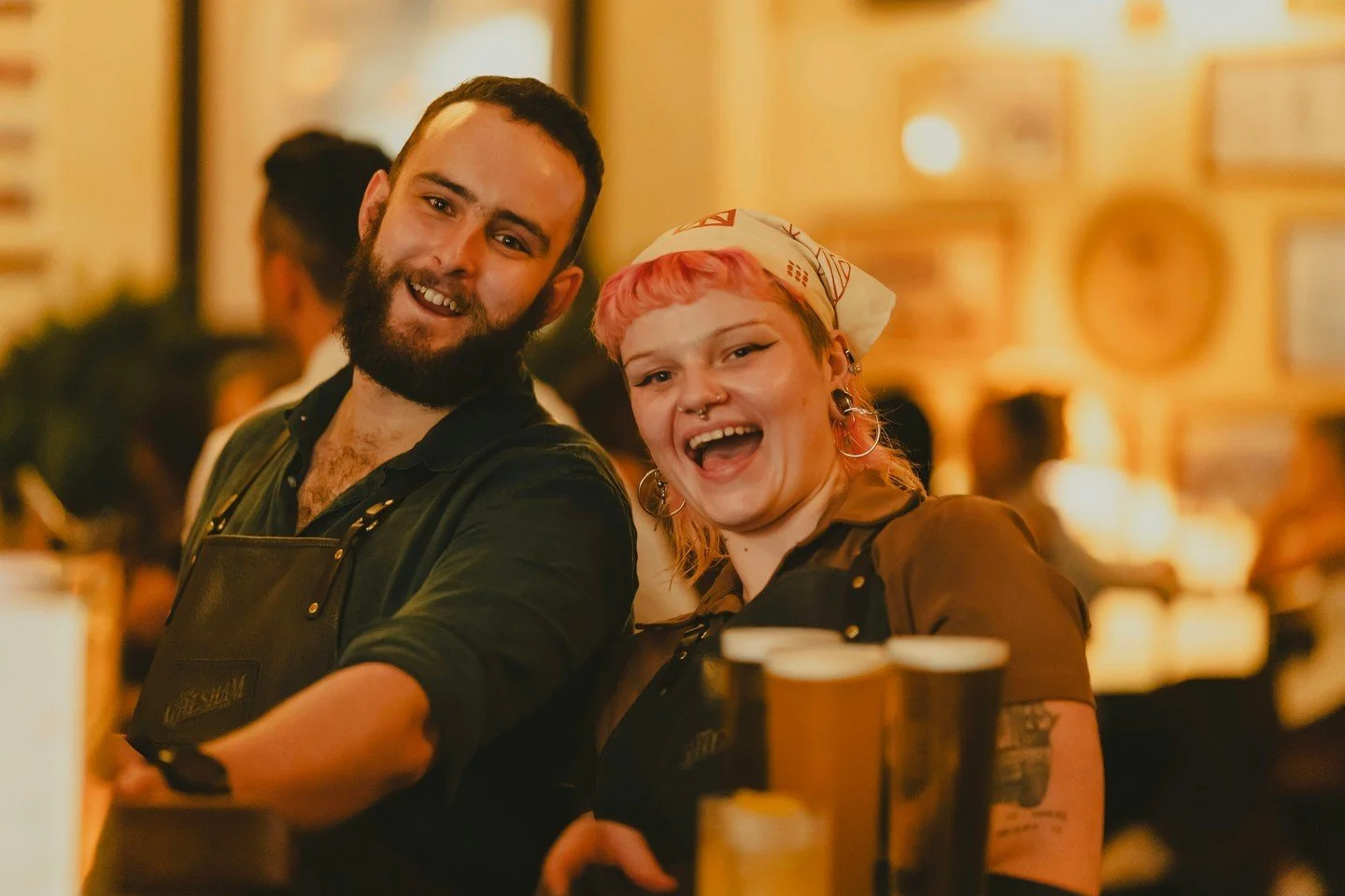 Plenty of reasons to smile around here. Between the drinks, the legendary service, and the world class banter - you're always in for a big time with The Gresham.