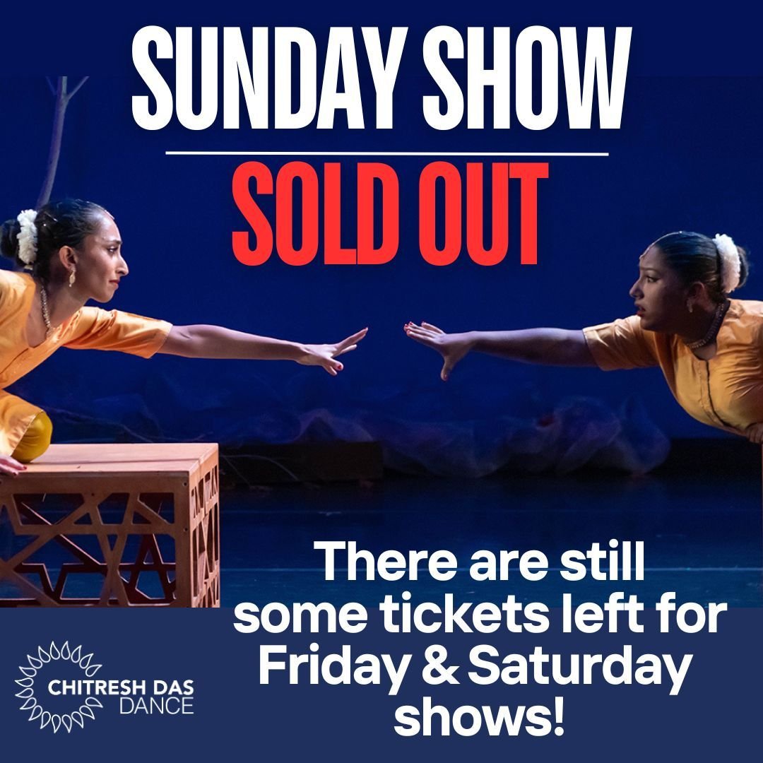 Sunday show is sold out for &quot;Mantram&quot;, but there are still some tickets for tonight and Saturday's show. Get them before they sell out! 
LINK IN BIO
#indianclassicaldance #panditchitreshdas #legacy #kathakdance #kathak