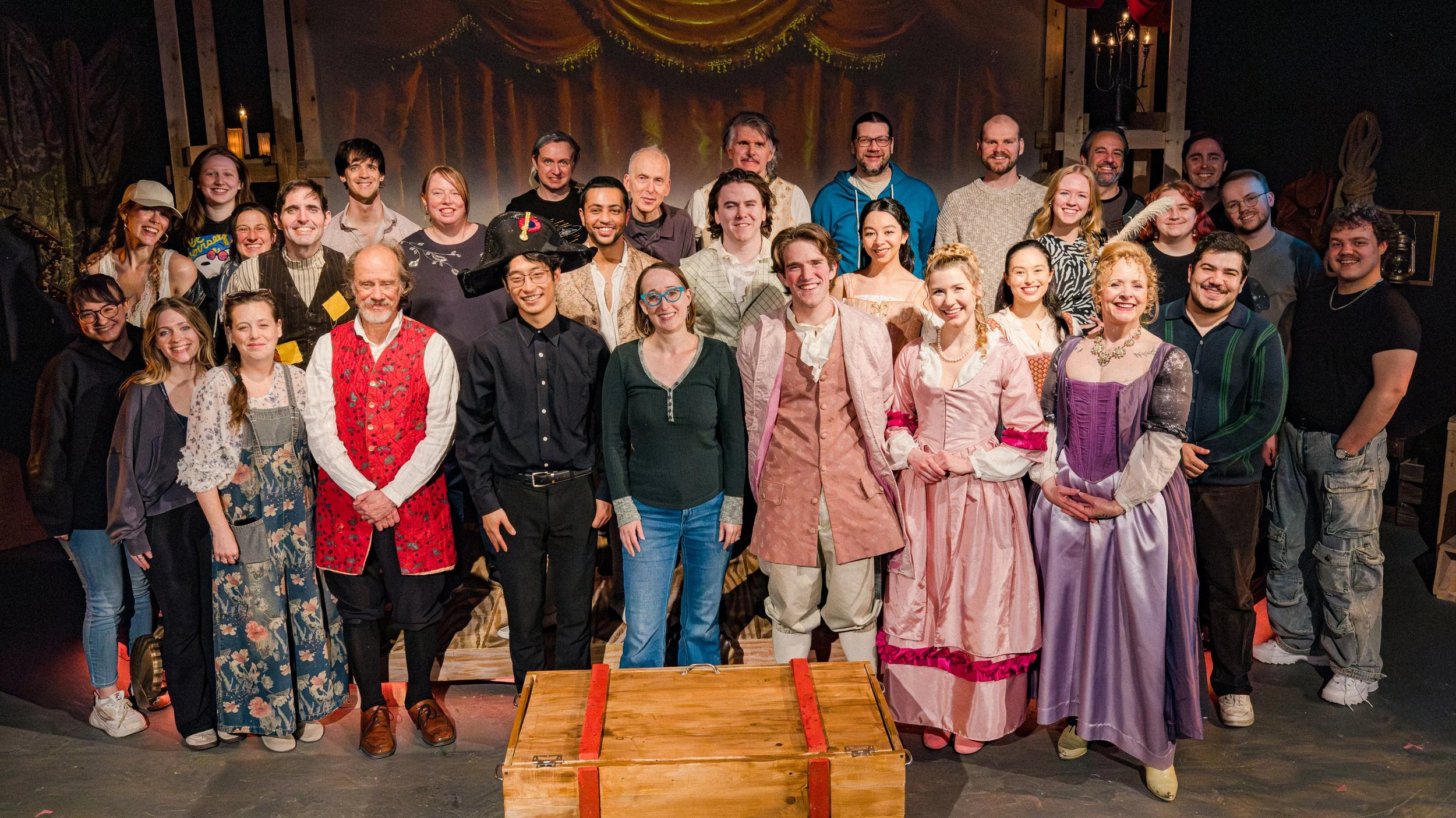 Cast and Crew of Scaramouche at City Lit Theatre Co. (April 2026)