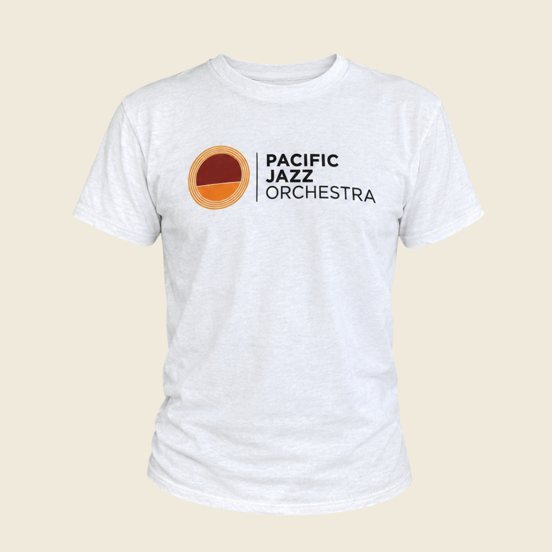 T-Shirt White w/ Orange Logo