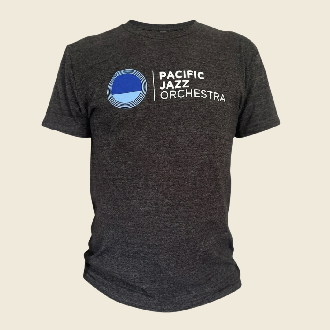 T-Shirt Charcoal w/ Blue Logo