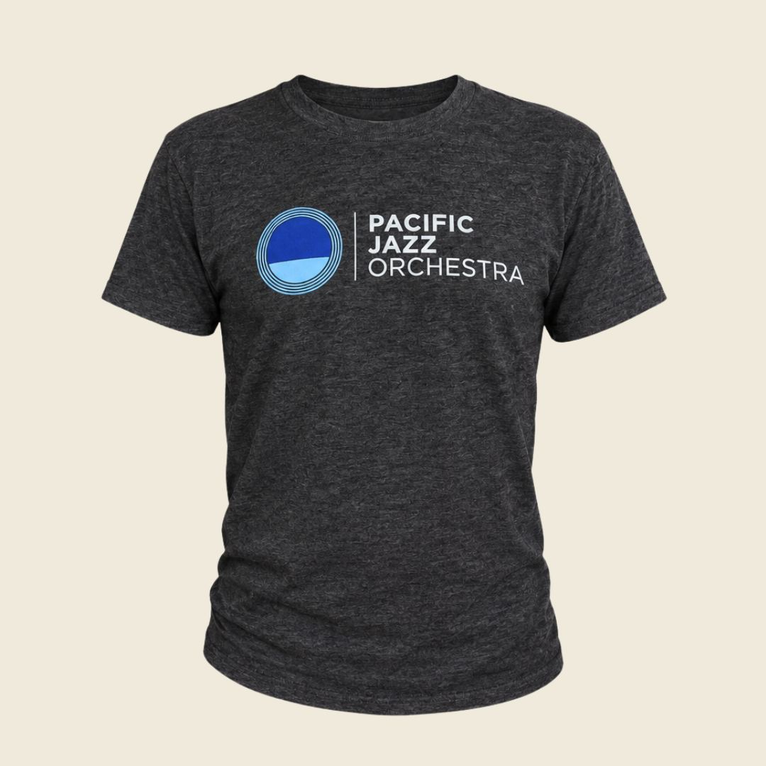 T-Shirt Charcoal w/ Blue Logo
