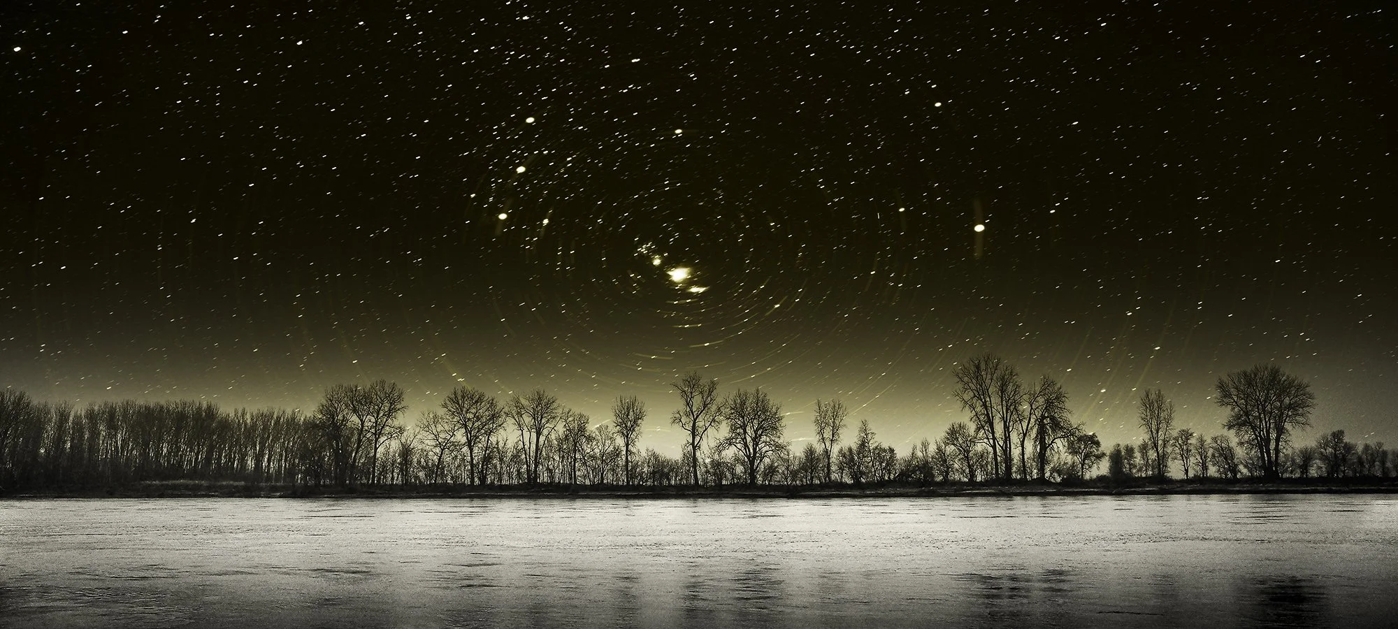 Missouri River with Celestial Sky