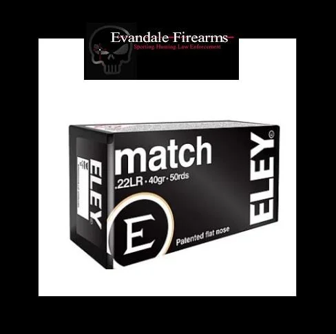 ELEY MATCH 22LR 40GR EPS 50RD