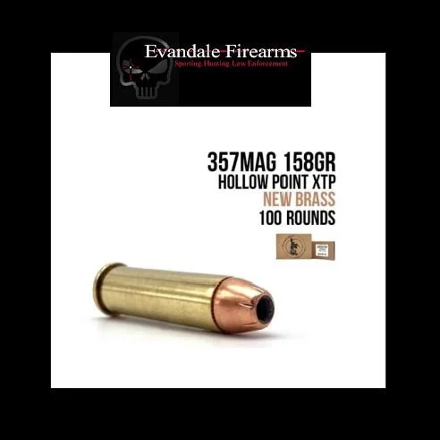 ANGELFIRE 357 - 158GR - XTP - NEW BRASS - MINI CASE - 100