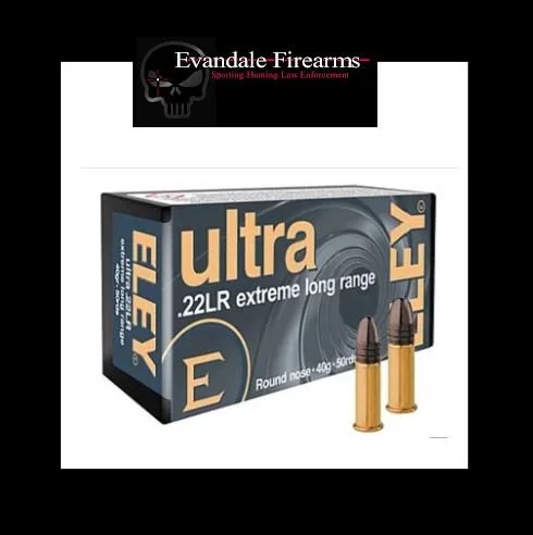 ELEY ULTRA EXTREME LONG RANGE 22LR 40GR RN 50RD