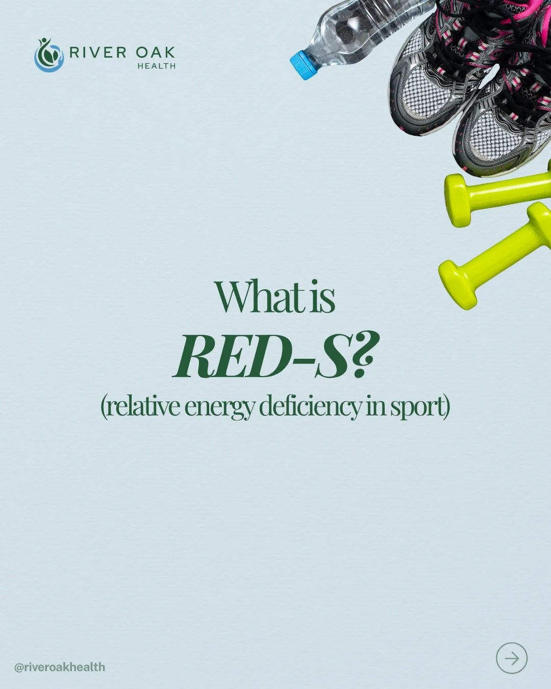 Ever heard of RED-S and wondered what it is?  Well, here's a little intro! 💚💙
.
.
.
.
.
.
.
.
.
.
.
#riveroakhealth #psychology #dietitian #RAVES #HAES #eatingdisorderrecovery #dietculture #calories