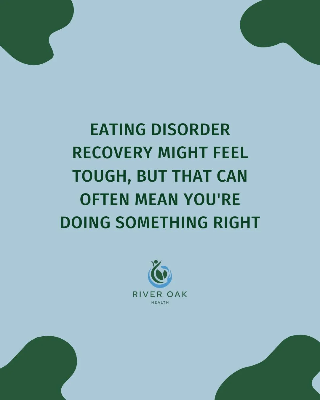 When we challenge and go against what our eating disorder voice is saying, this can feel so hard. Often the voice might become louder when we try to go against it but ultimately that's a sign you're doing something right 💚💙
.
.
.
.
.
.
.
.
.
.
.
.
