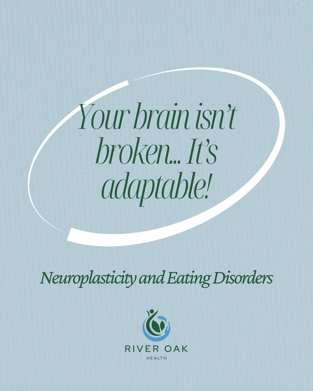 Every step in recovery, no matter how big or small, is building new pathways 💚💙
.
.
.
.
.
.
.
.
.
.
.
.
.
#RAVES #RAVESeatingmodel #riveroakhealth #HAES #nondiet #dietetics #psychology #EDrecovery #eatingdisorders #neuroplasticity