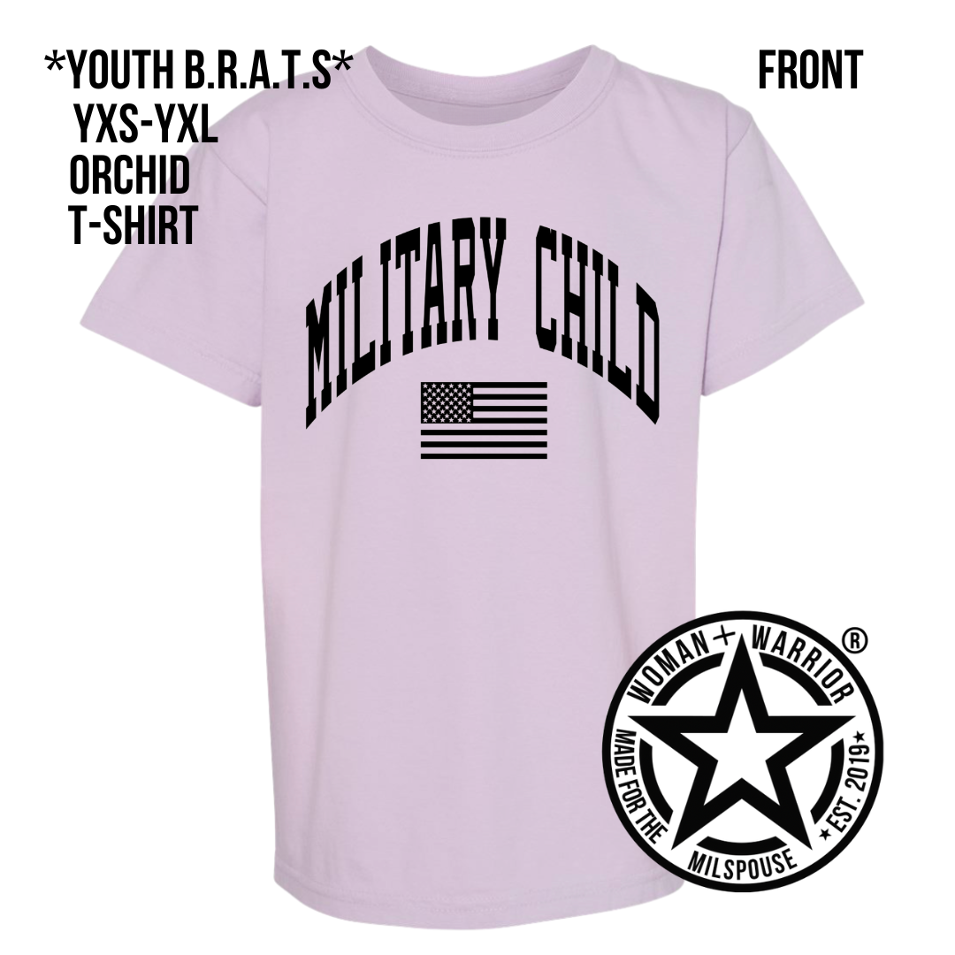 PURPLE UP! MILITARY CHILD FLAG MONTH OF THE MILITARY CHILD PURPLE UP MOMC SHIRTS