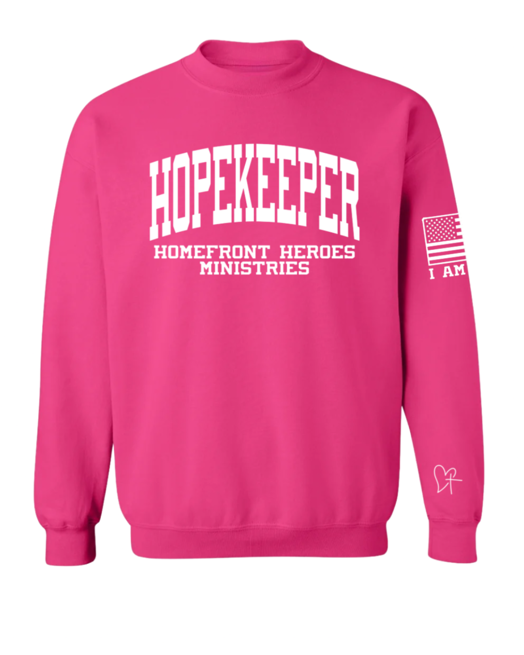 Hopekeeper | Bright Pink Sweatshirt