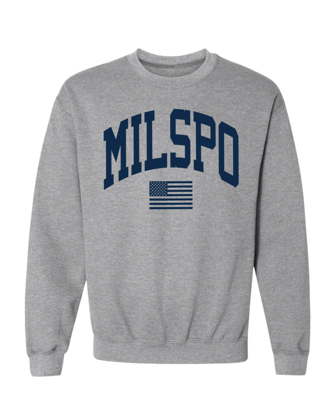 MILSPO American Flag | Grey US Navy
