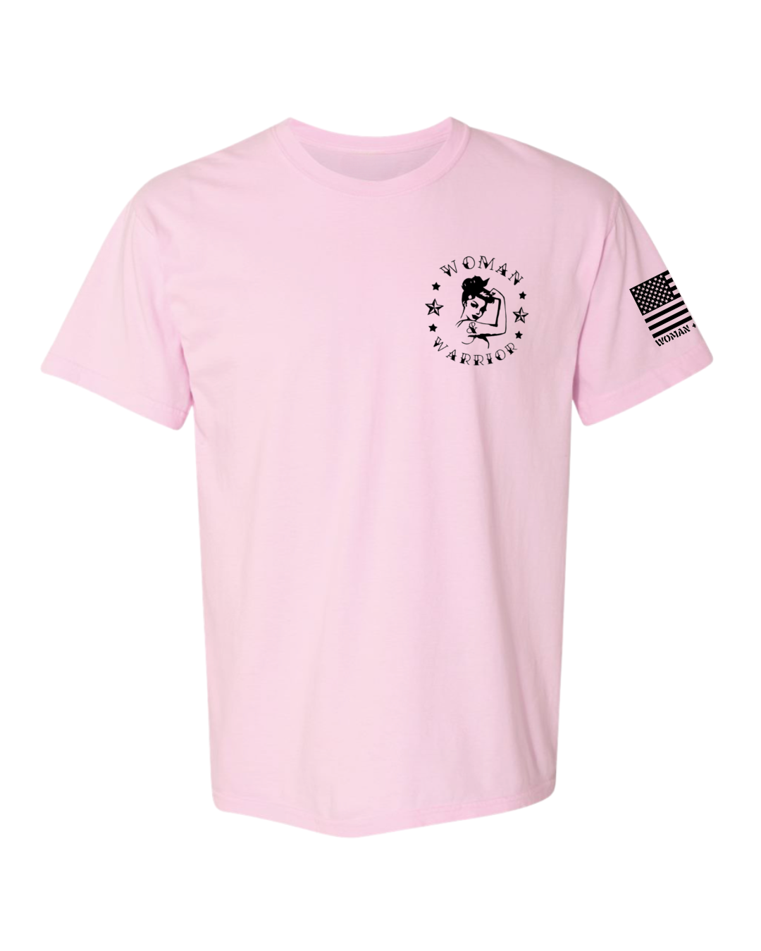 WOMAN + WARRIOR Retro Logo | PINK
