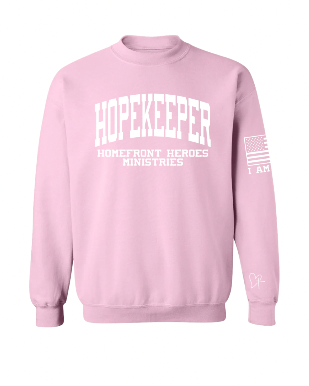 Hopekeeper | Light Pink Sweatshirt