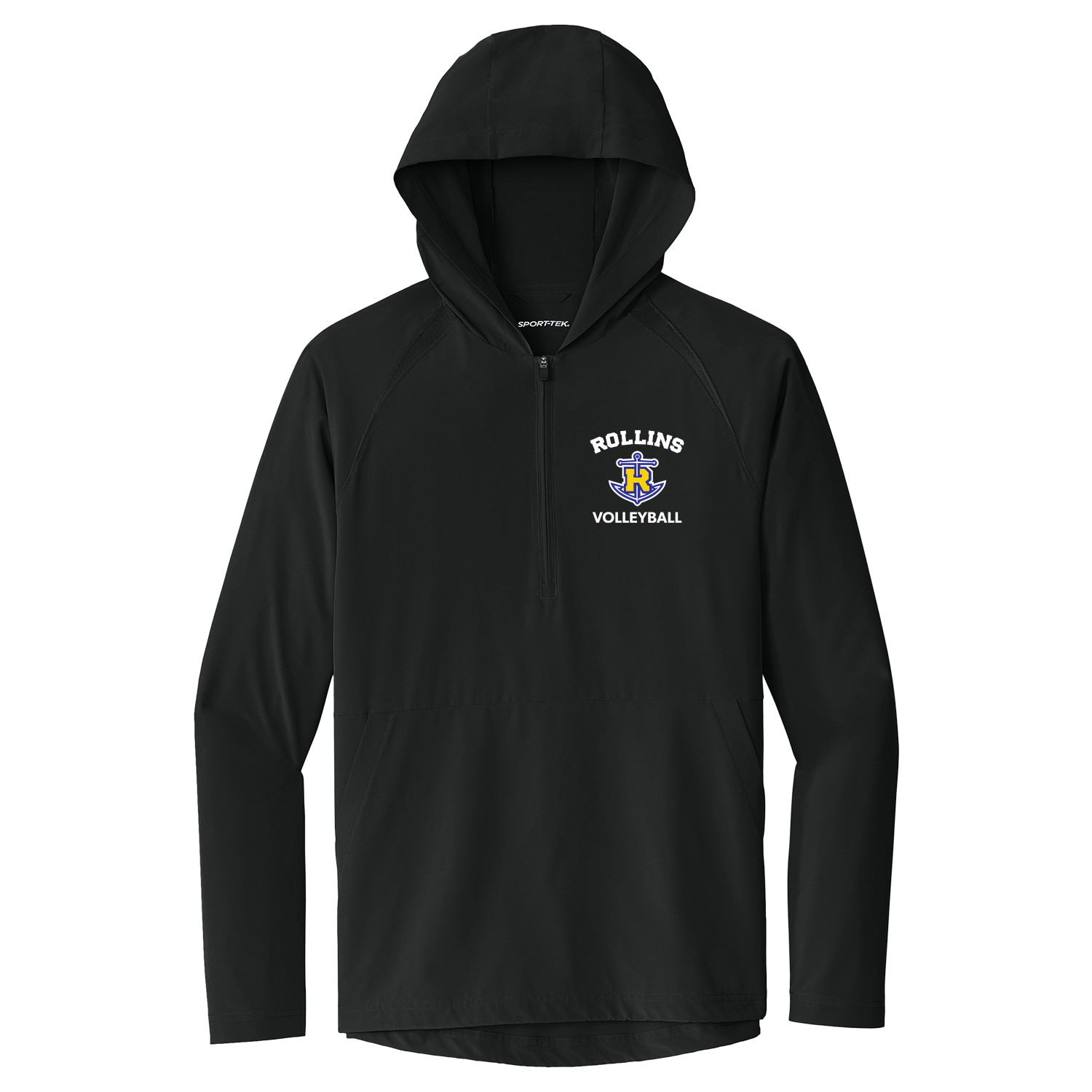 Rollins VB - Performance Hooded Jacket - Black.png