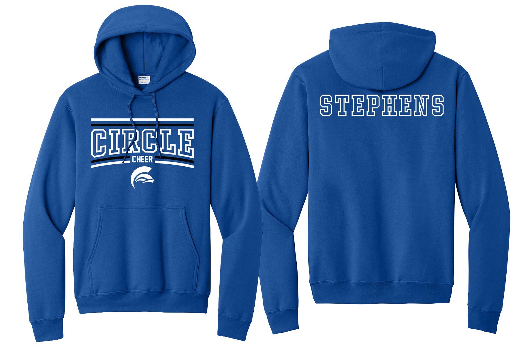 Circle Cheer - Hoodie - Royal w Custom.png