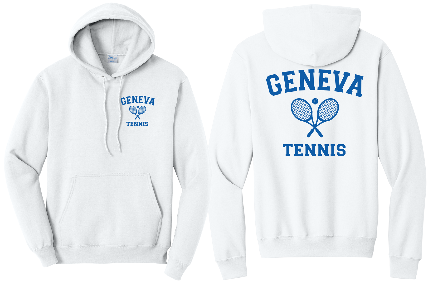 Geneva Tennis - Hoodie - White.png