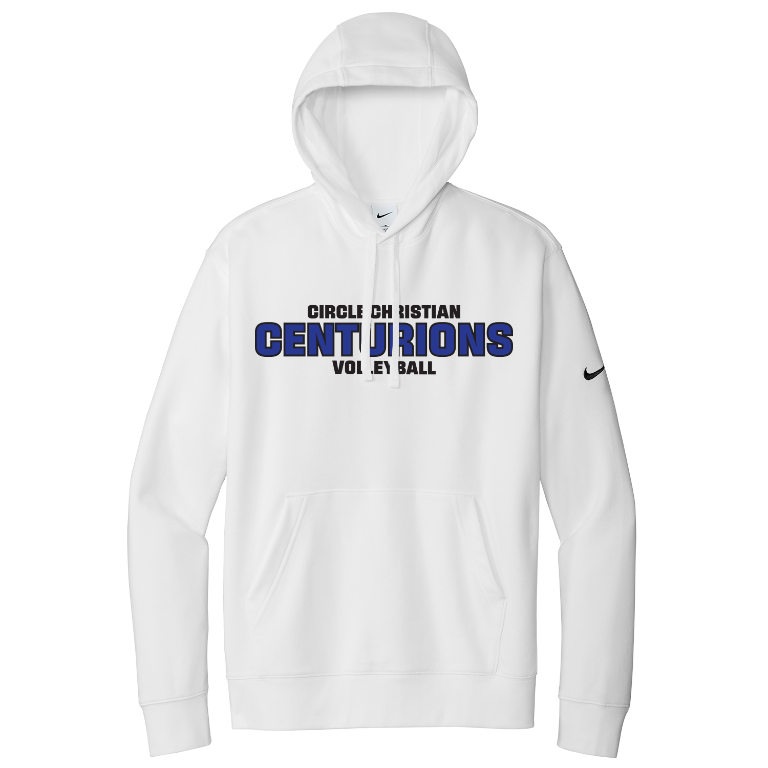 Circle VB - Nike Hoodie - White.png