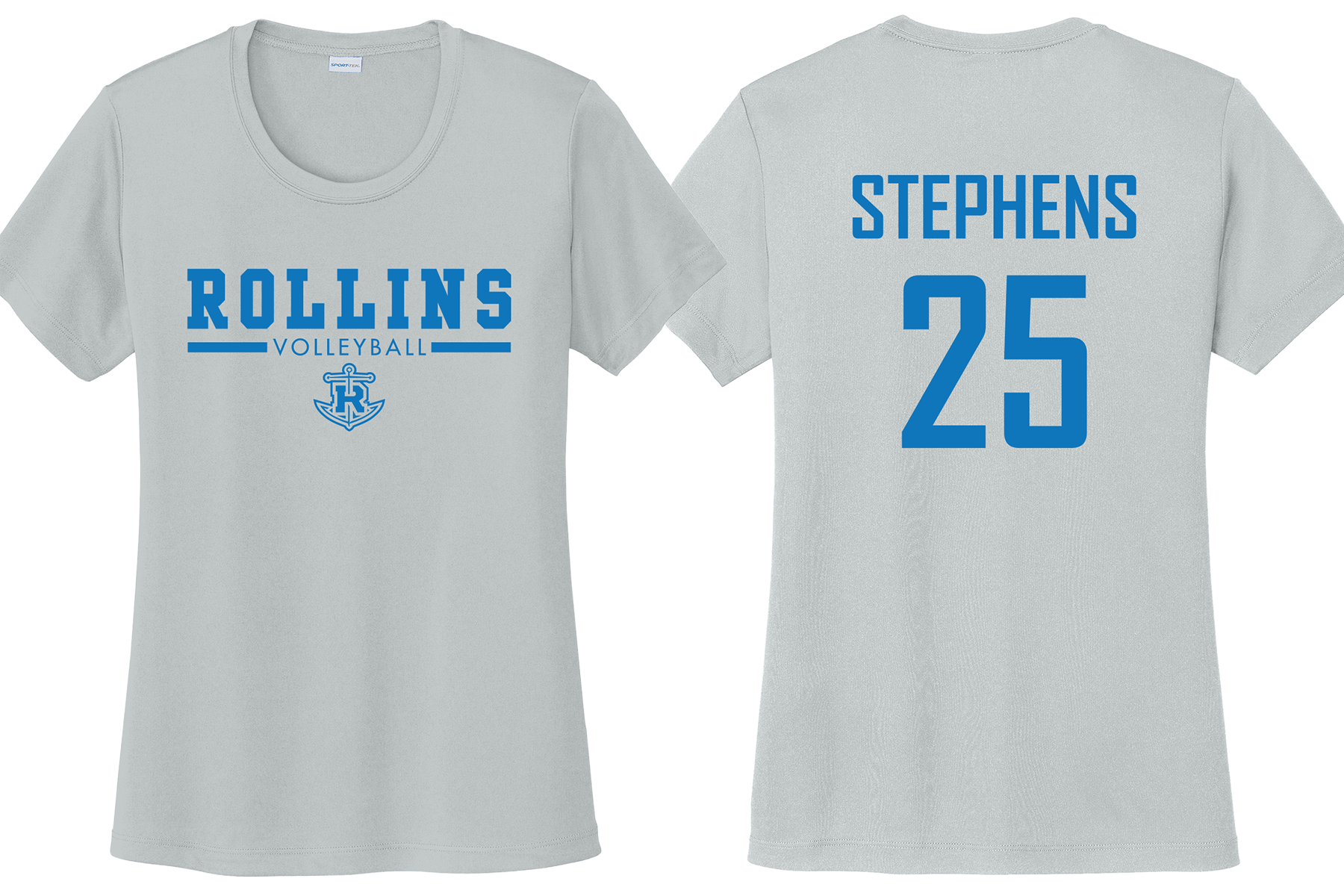 Rollins VB - Performance SS - Women's - Silver.png