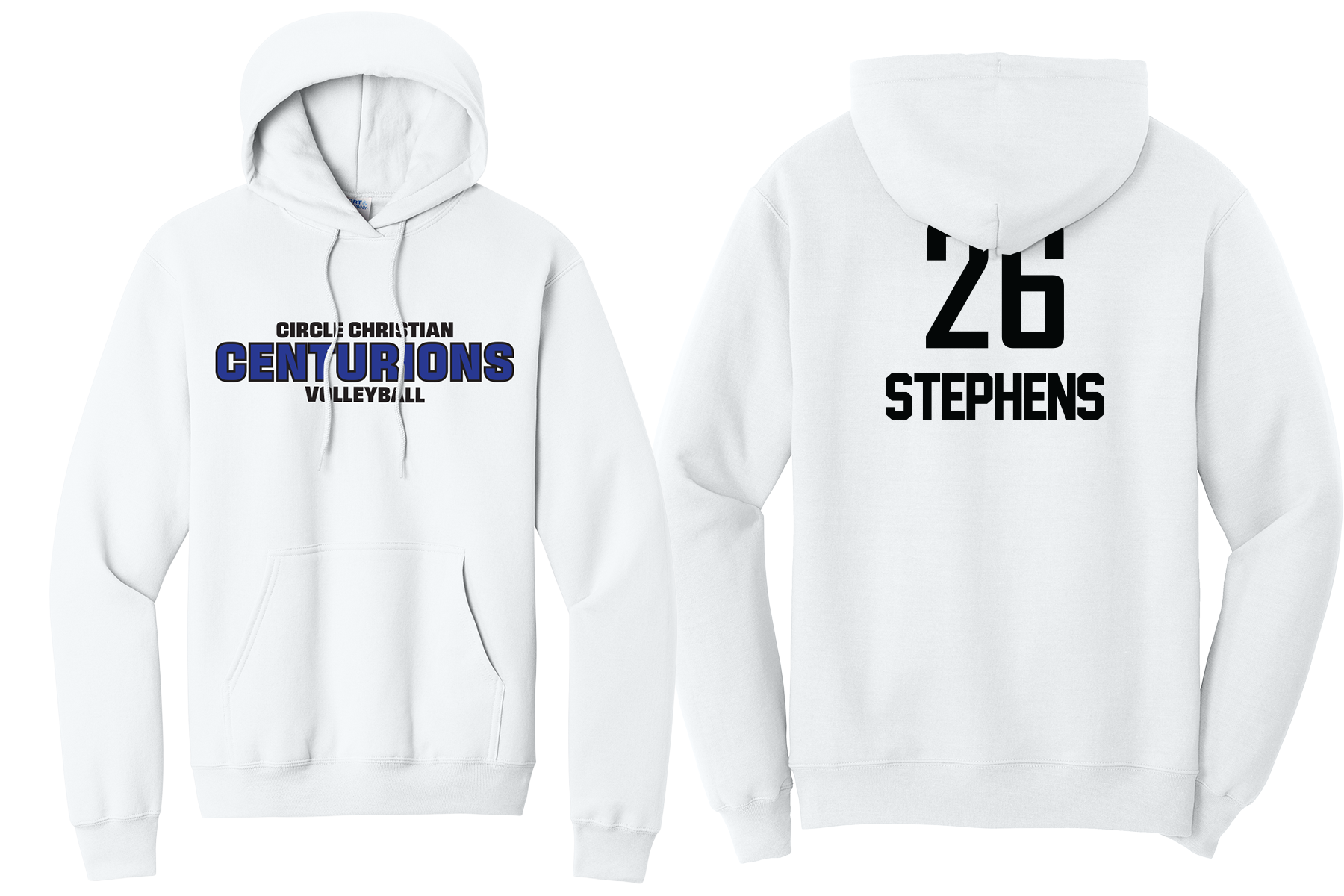 Circle VB - Hoodie - White w Custom.png