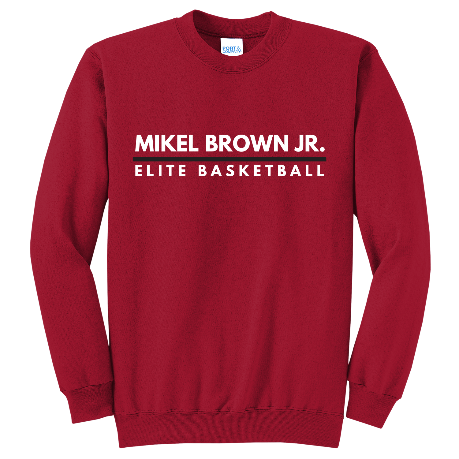 MBJ Elite - Crewneck - Worded Logo - Red.png