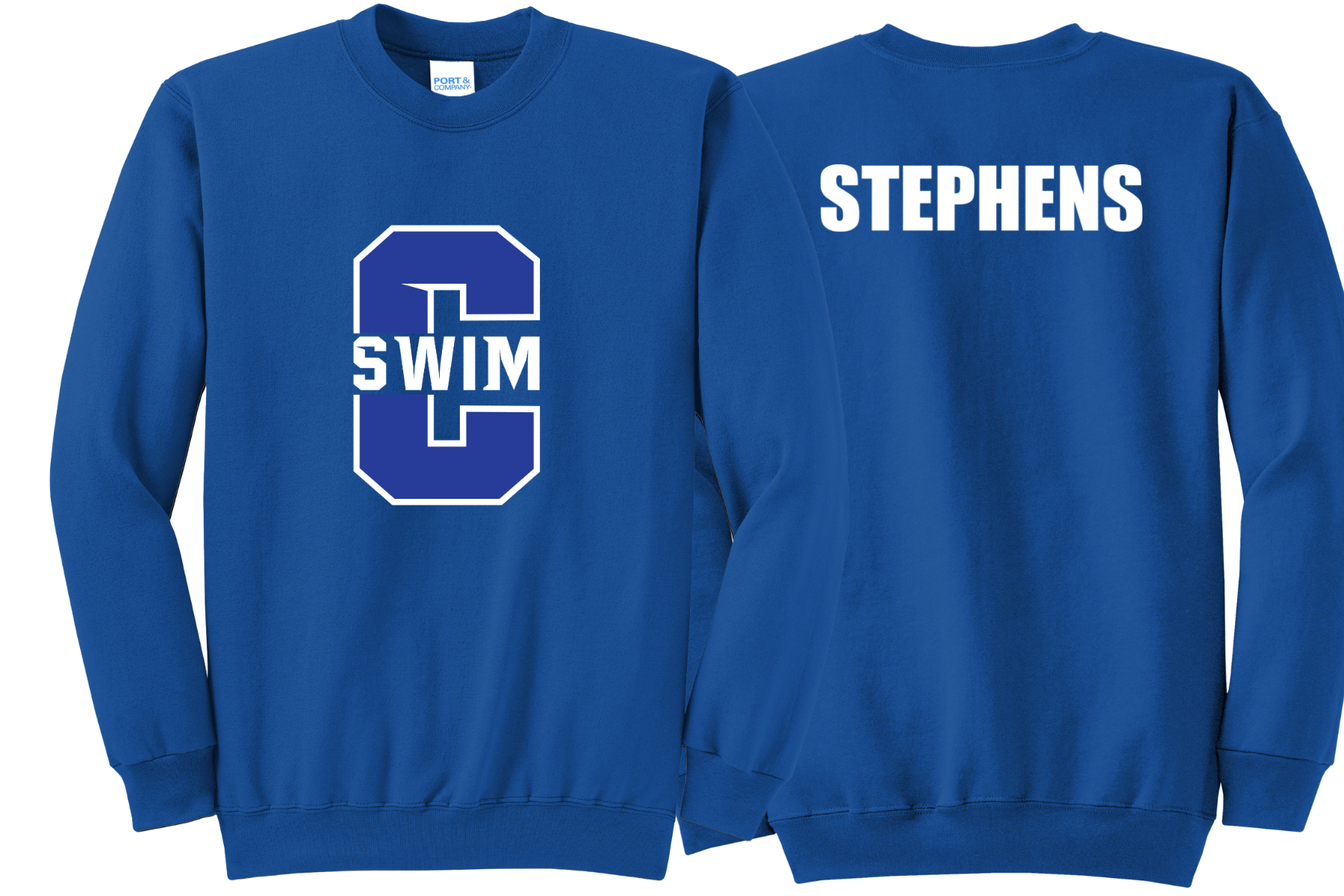 Circle Swim - Heavy Blend Crewneck Sweatshirt